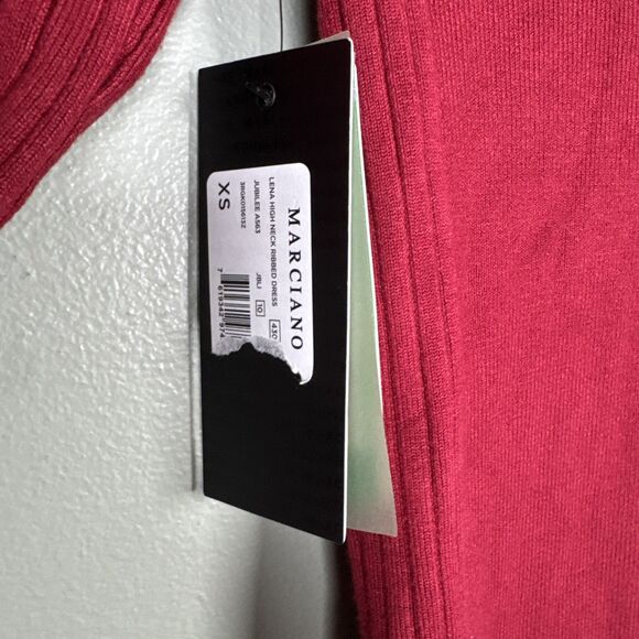 NEW- Marciano Lena High Neck Ribbed Dress Jubilee A563 Women’s Size XS MSRP $180 - Picture 8 of 12
